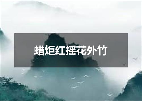 蜡炬红摇花外竹