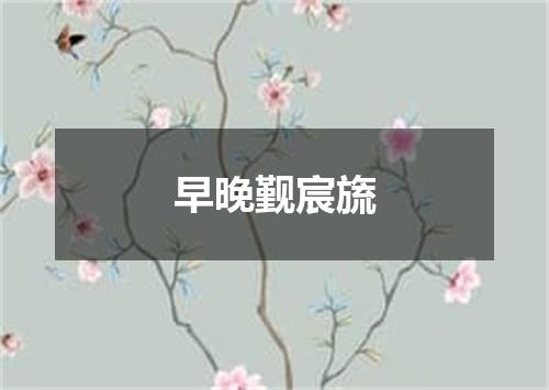 早晚觐宸旒