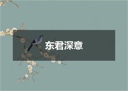 东君深意