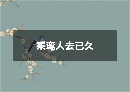 乘鸾人去已久