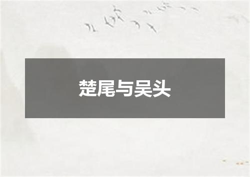 楚尾与吴头
