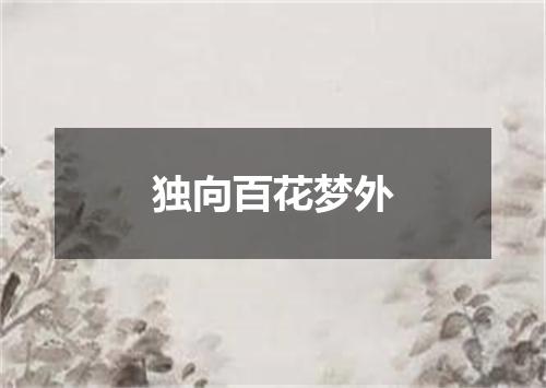 独向百花梦外