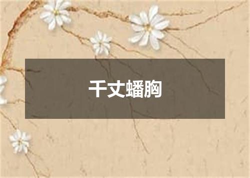 千丈蟠胸