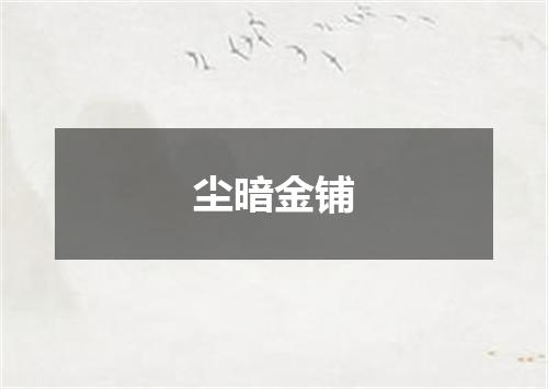 尘暗金铺