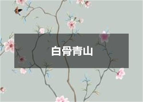 白骨青山
