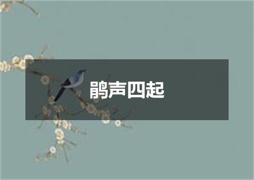 鹃声四起