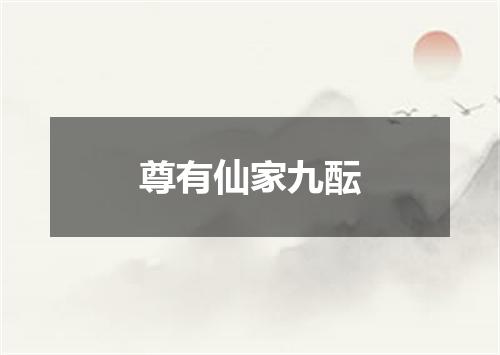 尊有仙家九酝