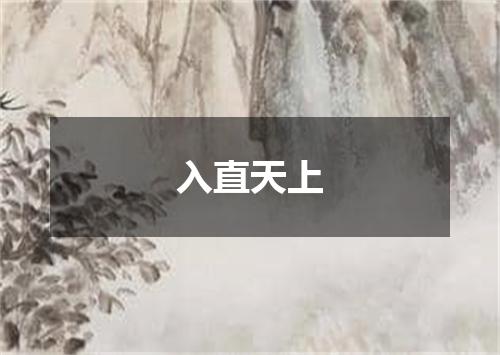 入直天上