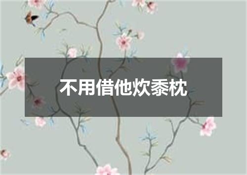 不用借他炊黍枕