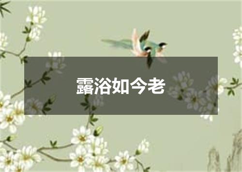 露浴如今老