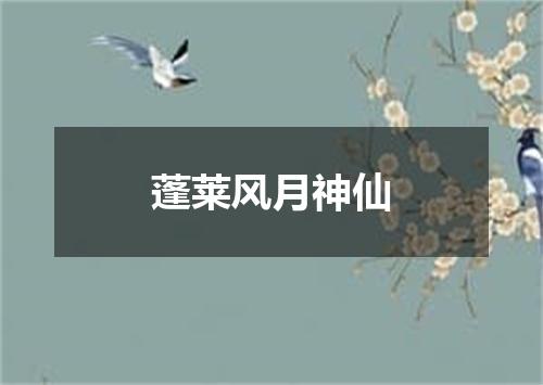 蓬莱风月神仙