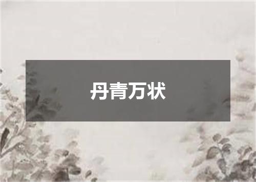 丹青万状