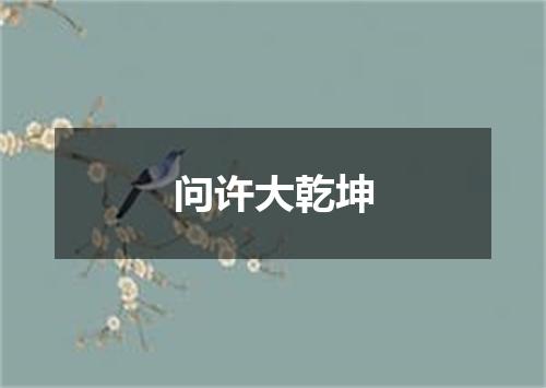 问许大乾坤