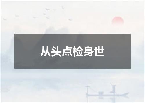 从头点检身世
