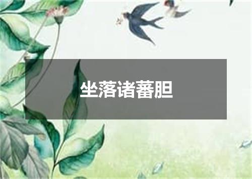 坐落诸蕃胆