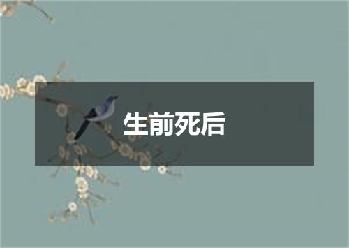 生前死后