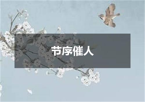 节序催人