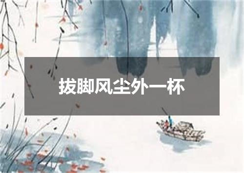 拔脚风尘外一杯