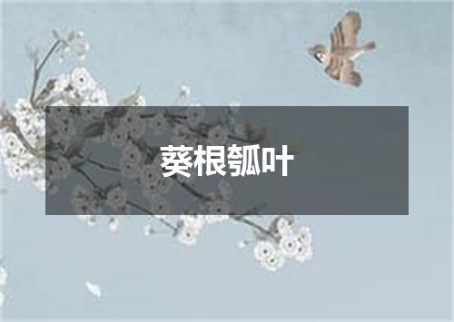 葵根瓠叶