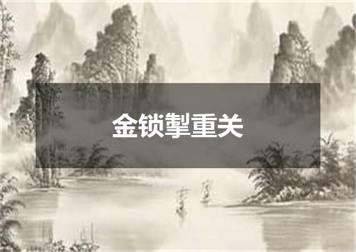 金锁掣重关