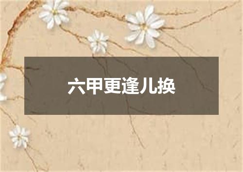 六甲更逢儿换