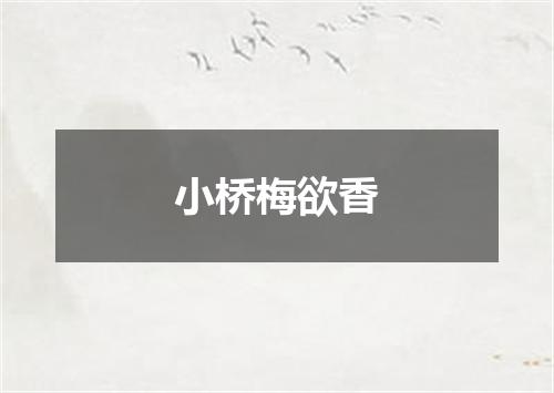 小桥梅欲香