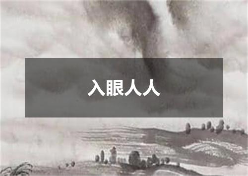 入眼人人