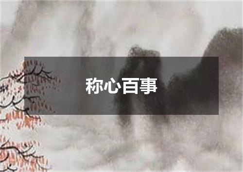 称心百事