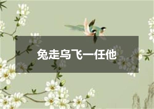 兔走乌飞一任他