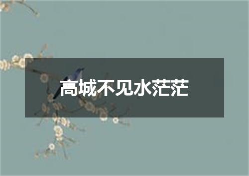 高城不见水茫茫