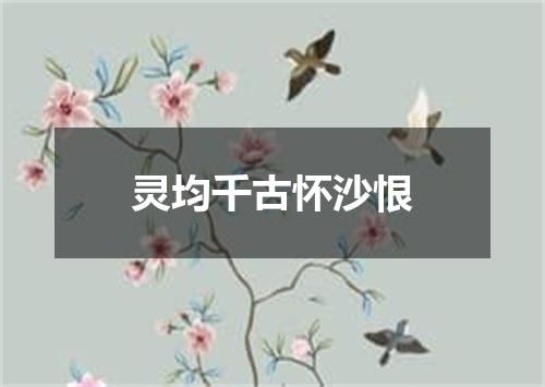 灵均千古怀沙恨