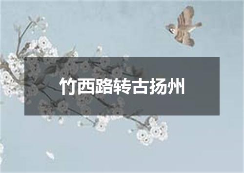 竹西路转古扬州