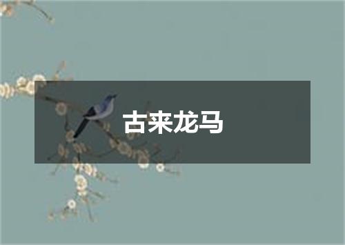 古来龙马