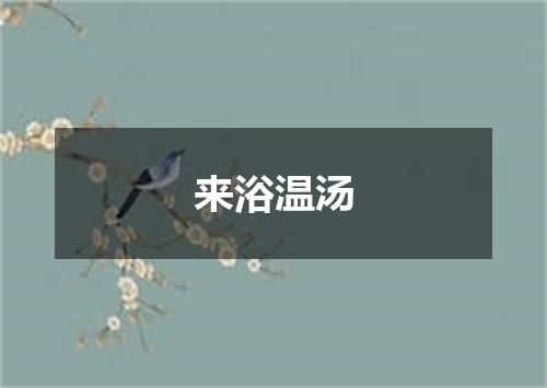 来浴温汤