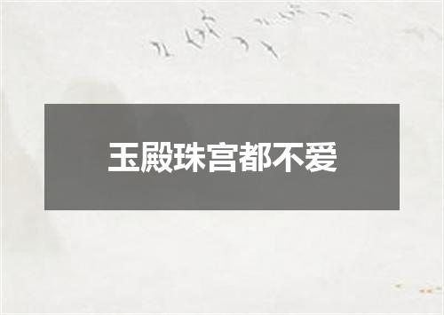玉殿珠宫都不爱