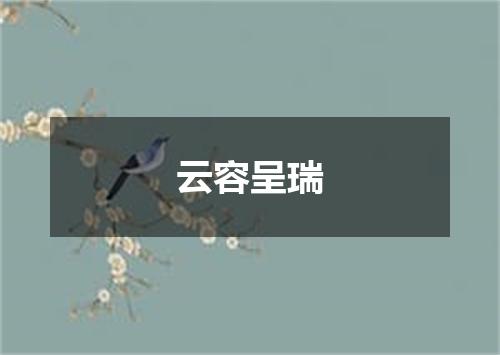 云容呈瑞