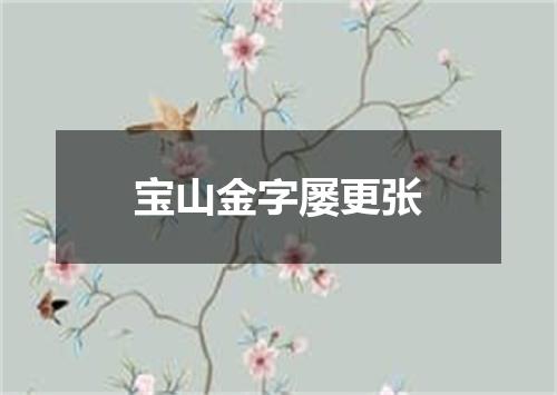 宝山金字屡更张