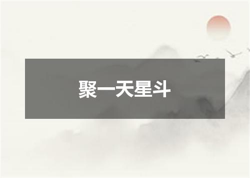 聚一天星斗
