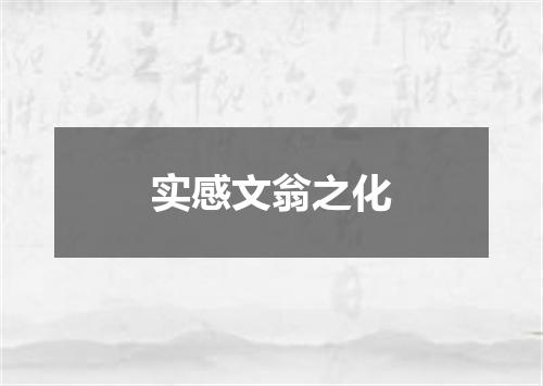 实感文翁之化