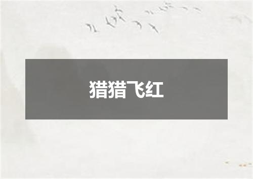 猎猎飞红