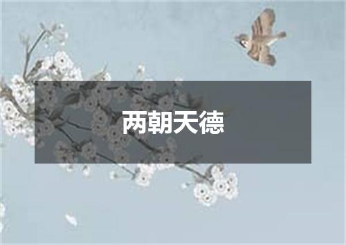 两朝天德