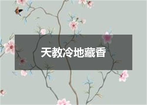 天教冷地藏香
