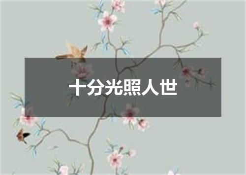 十分光照人世