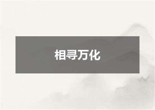 相寻万化