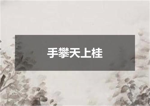 手攀天上桂