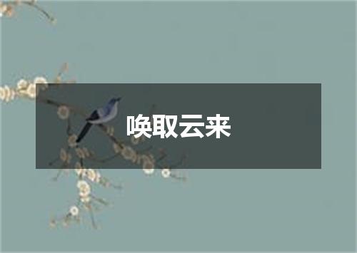 唤取云来