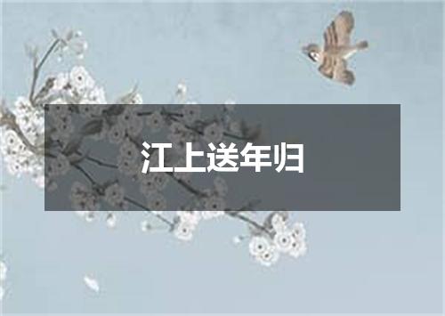 江上送年归
