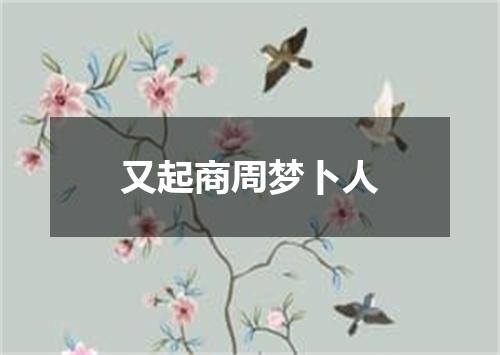 又起商周梦卜人