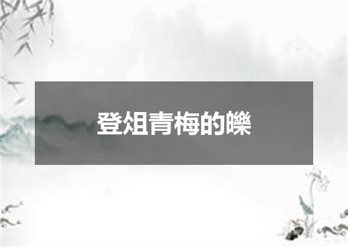 登俎青梅的皪