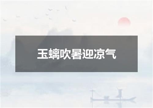 玉螭吹暑迎凉气